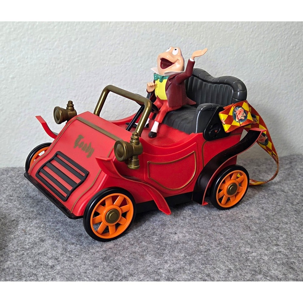 Disney Parks Mr. Toad "Toady" 50th Red Car Ride Vehicle Figure Popcorn Bucket
